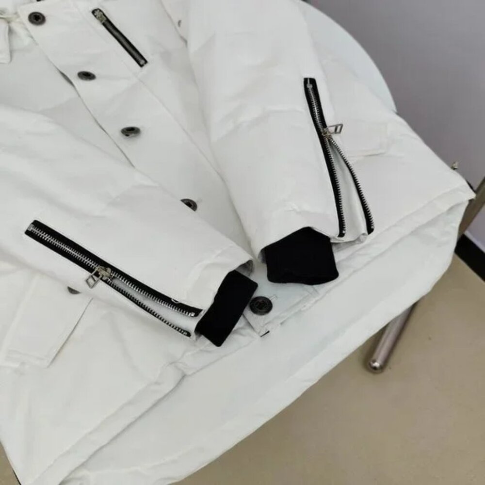 Moose Knuckles White Down Jacket - image 4